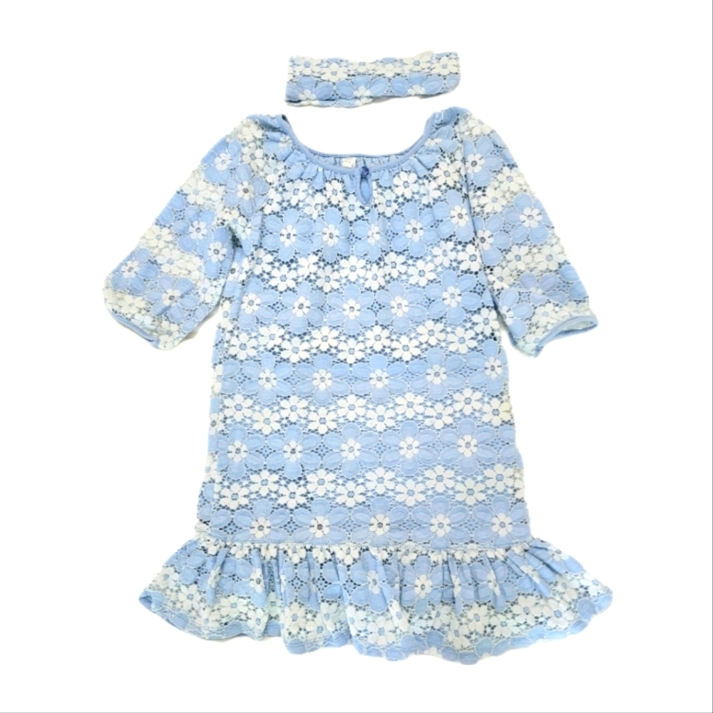 🐇Girls Blue Lace Dress🐣 from Chasing Fireflies